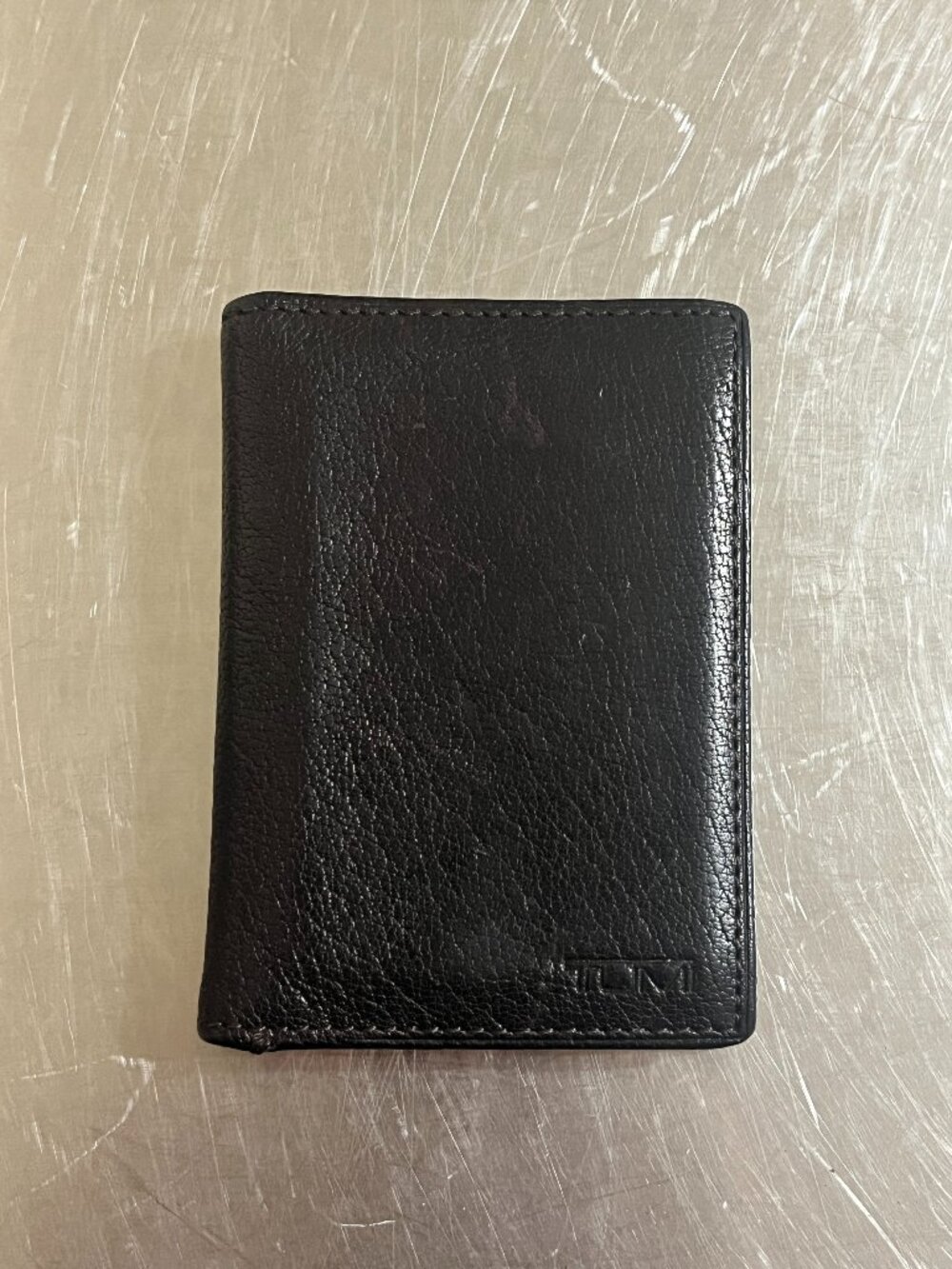 TUMI Alpha Multi-Window Dark Brown ID Card Case Wallet